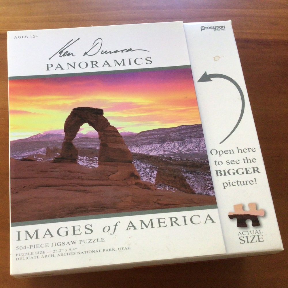 Ken Duncan panoramic puzzle, arches national park - new in box